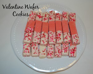 Valentine Wafer Cookies