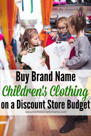 Brand Name Children's Clothing on a Discount Store Budget ...