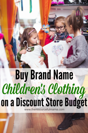 Buy Brand Name Children's Clothing on a Discount Store Budget