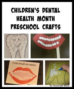 dental health month preschool crafts
