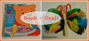 book & butterfly craft