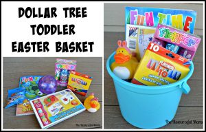 dollar tree Easter basket toddler 