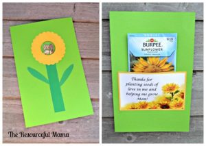 Mother's day card the kids can help with~planting seeds of love.