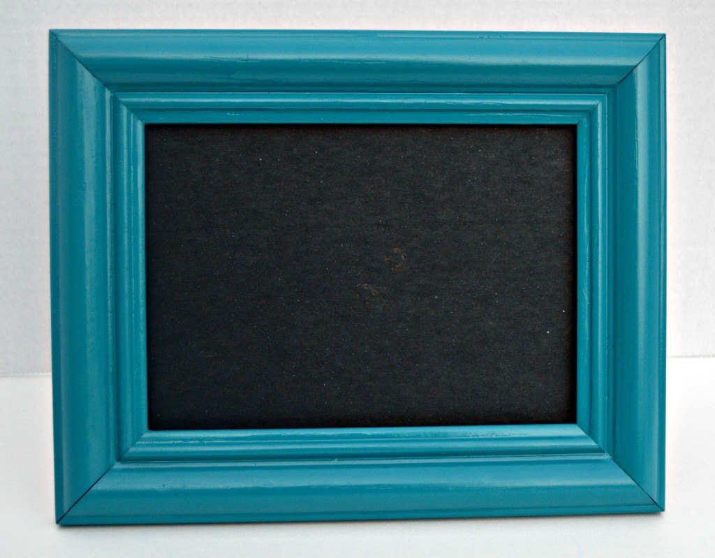sprayed painted $.79 thrift store frame