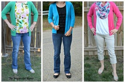 What I Wore~Cardigans & Spring Florals