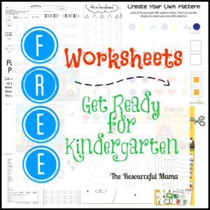 Free printable preschool worksheets to get your child ready for kindergarten