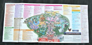 Disneyland Park California map 2015