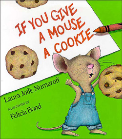 We love these book and had fun doing make a chocolate chip craft after we read it.