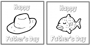 Make father's day special...print these cards and have your kids color them.