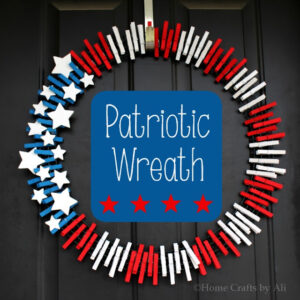 home crafts by ali patriotic wreath