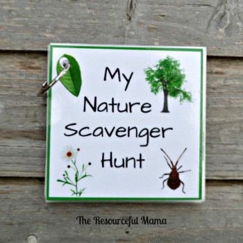 Nature Scavenger Hunt for Kids {Free Printable}