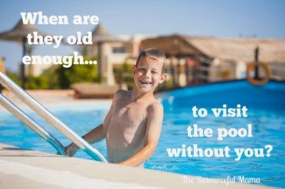 Visiting the Pool Without Adult Supervision