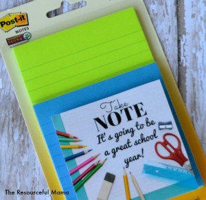 Free printable gift tag...attach to some colorful post it notes and you have a quick and easy teach gift for back to school.