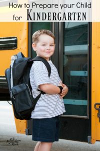 Transitioning to kindergarten is a big deal for many kids. Starting at a new school, with a new teacher, new friends, new schedule is a big deal for little ones. Here's some things you can do now to help prepare your preschooler for kindergarten.