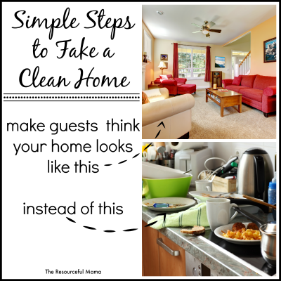 Simple Steps to Fake a Clean Home