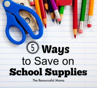 5 Creative Ways to Save on School Supplies