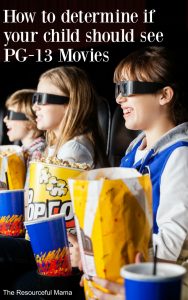 When is your child old enough to see a PG-13 movie? These questions will help you answer that question.