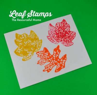 Decor to Colorful Fall Leaf Stamps
