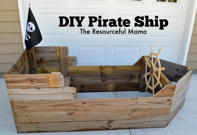 Set Sail with this DIY Pirate Ship - The Resourceful Mama