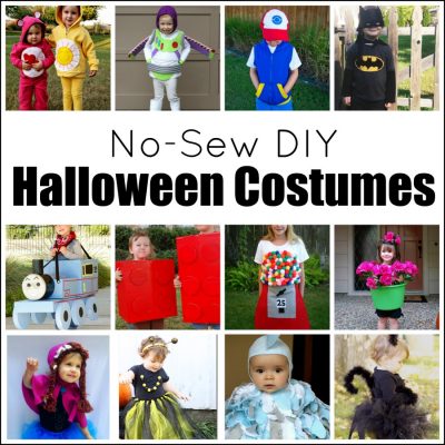 Super Cute No-Sew DIY Halloween Costumes