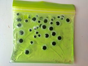 Googley Eye Sensory Bag featured at Made for Kids