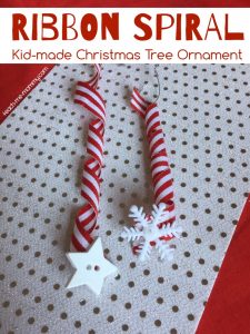 Spiral Ribbon Christmas Ornament Teach Me Mommy