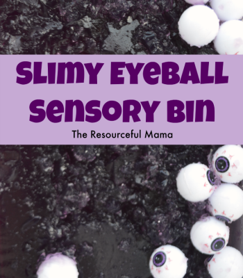 Slimy Eyeball Sensory Bin