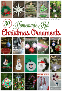 30 homemade kid christmas ornaments