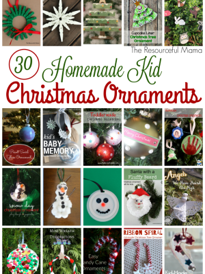 30 Homemade Kid Christmas Ornaments