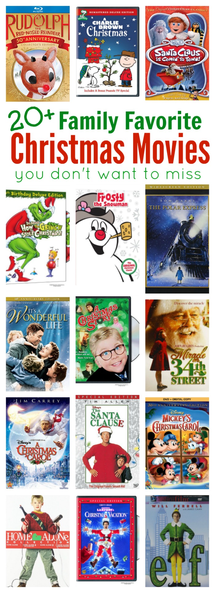 Make watching Christmas movies a tradition for your family this holiday season. It's a great way to get into the holiday spirit.  kid movies | family friendly movies | Christmas classics