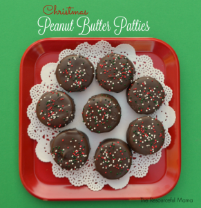 Christmas Peanut Butter Patties are a quick and easy no bake Christmas cookie. 