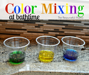bathtime fun with color matching