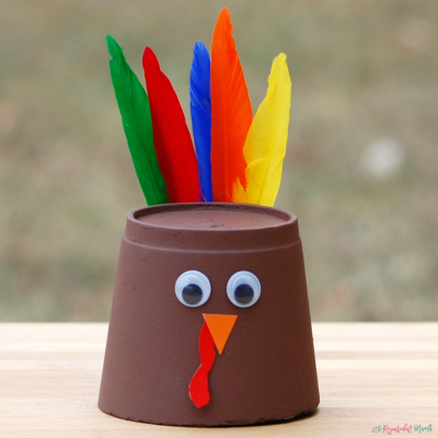 Foam Cup Thanksgiving Turkey Craft