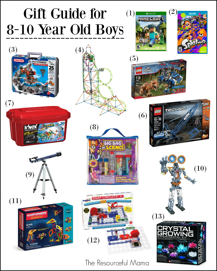 present ideas for a 10 year old boy