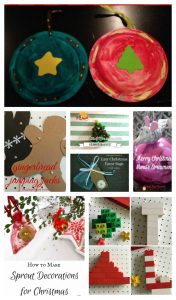 homemade kid Christmas ornaments 