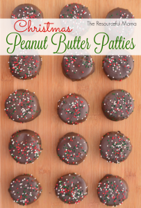 These no bake Peanut Butter Patties are a quick and easy Christmas cookie, just like the Girl Scout Peanut Butter Patties/Tagalongs.
