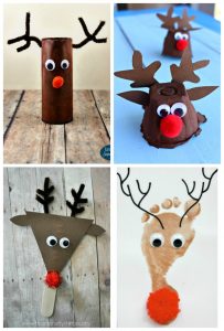 Rudolph the Red Nosed Reindeer Christmas Crafts for Kids 