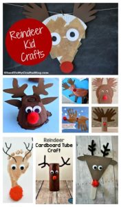 Rudolph the Red Nosed Reindeer Christmas Crafts for Kids