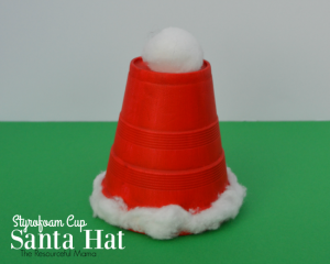 Santa Hat Kid Craft