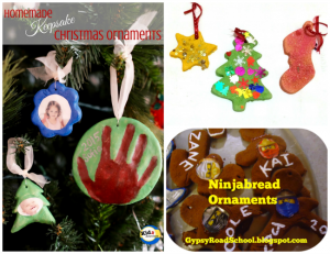 Homemade kid Christmas Ornaments