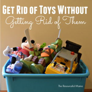 Purge toys and get rid of the toy clutter without getting rid of the toys