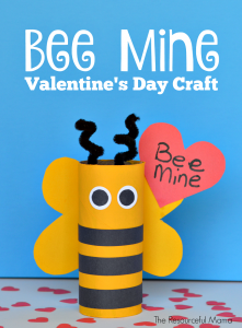 bee my valentine craft