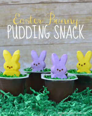 Bunny Pudding Easter Snack