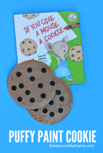 Cookie craft inspired by If you Give a Mouse A Cookie book