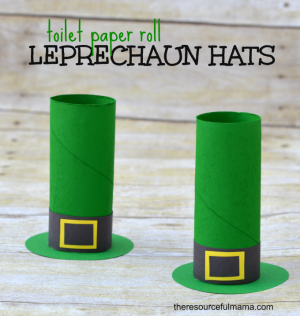 Toilet Paper Roll Leprechaun Hat Craft