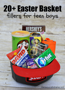 easter baskets for guys