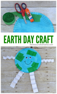 This Earth day craft is a very fun and simple way to teach kids about our planet using paper plates.