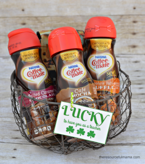 St. Patrick’s Day Gift Basket {Free Printable Gift Tag}