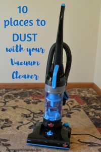 Reduce dust and dust mites in your home with frequent dusting. Get your dusting done quickly by using the vacuum cleaner for these ten spots. clean| dust| vacuum cleaner| allergies| housework| quick cleaning tips