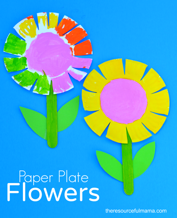 paper plate flowers header